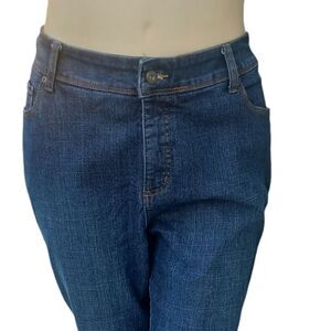 574723...St. John's Bay Crop Jeans Size 20W, W36" 21"Inseam  11"Rise